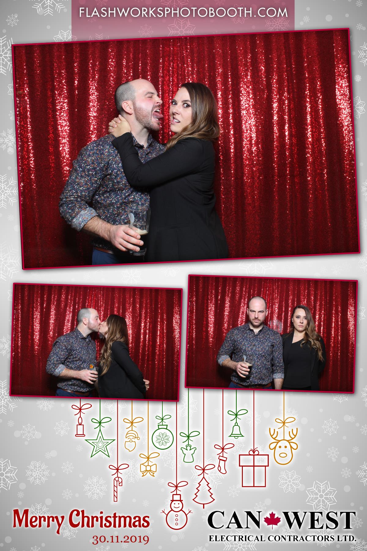 Can West Christmas Party | View more photos from the event at gallery.flashworksphotobooth.com/u/FlashworksPhotoboothInc/Can-West-Christmas-Party